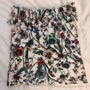 ZARA TRF Floral Spring 2017 Top